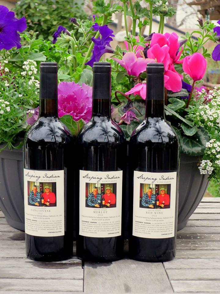 Sleeping Indian Vineyard wine